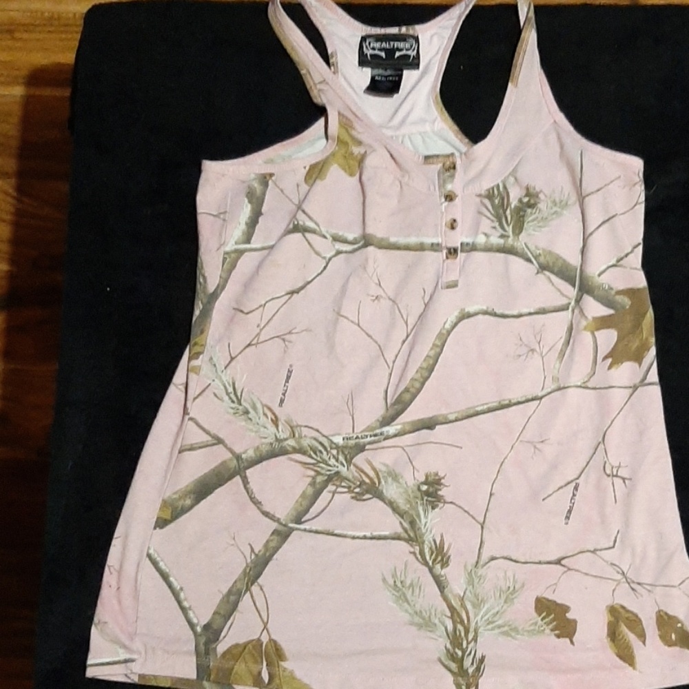 Pink camo tank